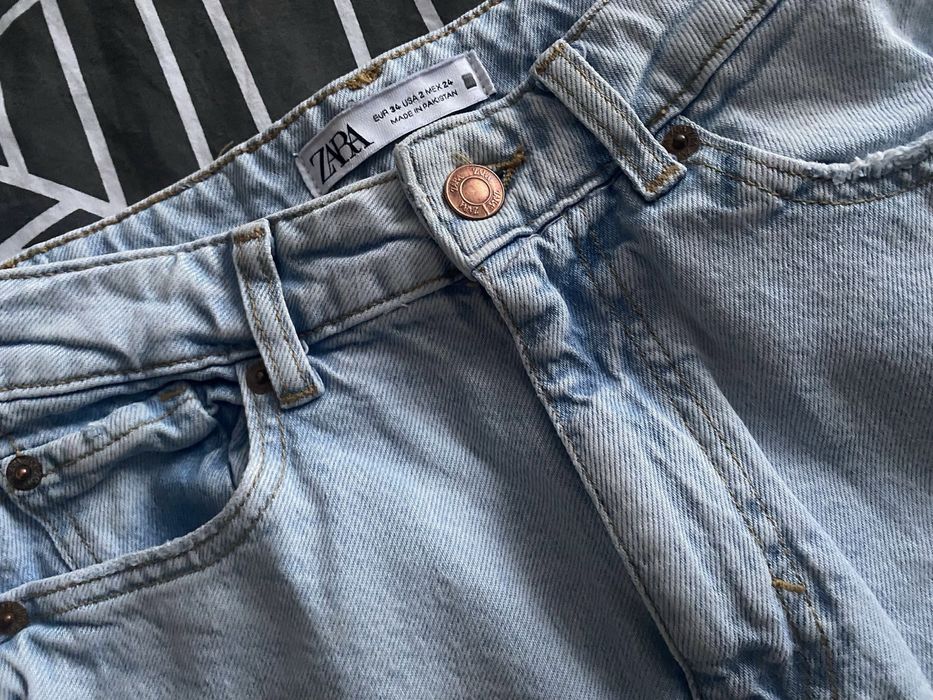 Zara дамски дънки, 34 размер, отлично състояние