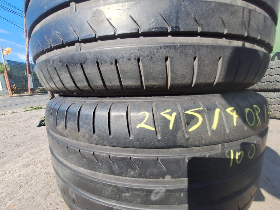 2 anvelope vara 245/40r17 Dunlop runflat 2019 Montaj Gratuit