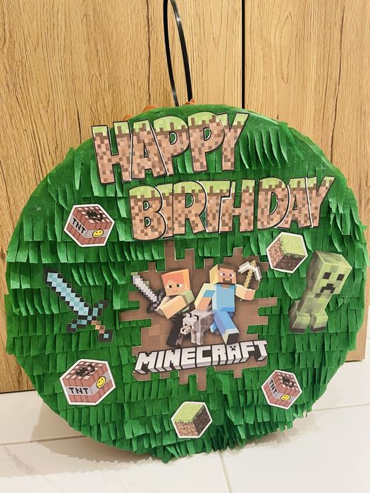 Майнкрафт пинята minecraft