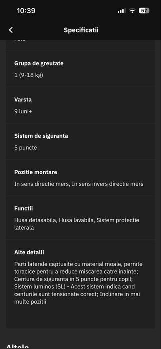 Scaun auto copii Britax Römer King II LS