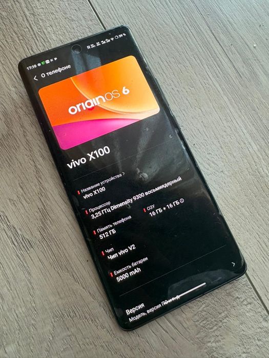 Vivo x100 512/16