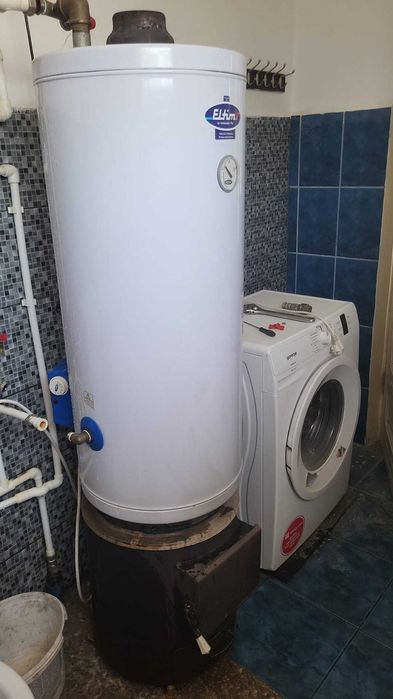 Boiler de baie 2 surse, lemn-electric + soba - Eltim