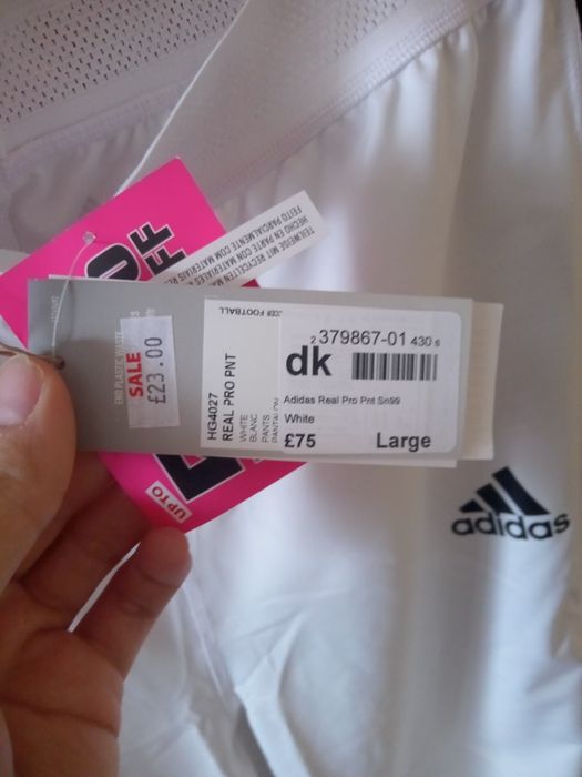 Pantaloni adidas real madrid mărimea L noi cu eticheta