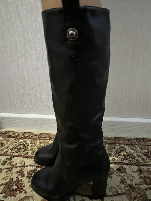 Сапоги из натуральный кожи