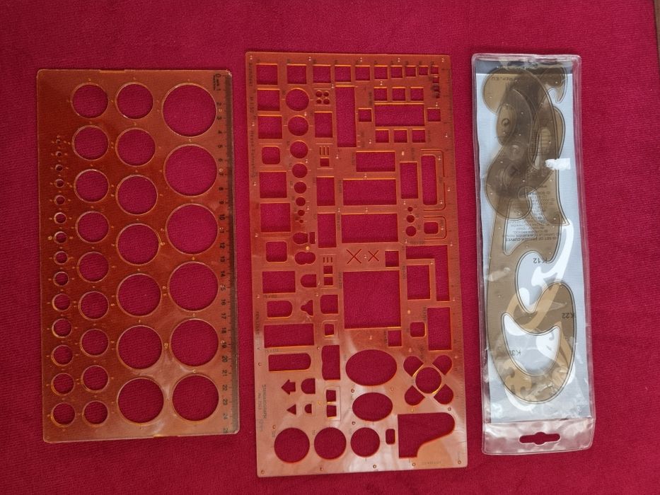 Шаблони за мебели, кръгове, кривини