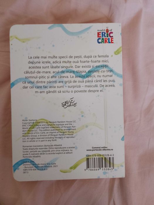 Domnul căluț de mare- Eric Carle
