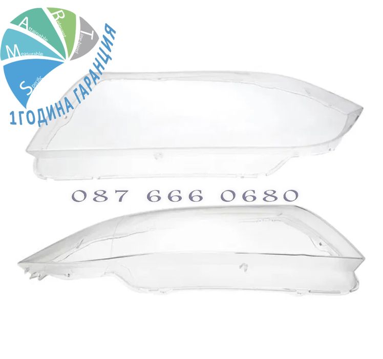 Комплект Стъкла Капаци фарове BMW E90 Е91 XENON Сериа 3 фар стъкло