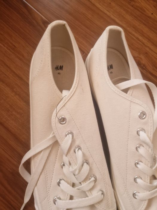 Кеды белые мужские h&m