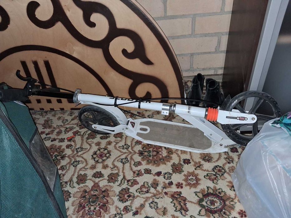 Самокат Scooter белый