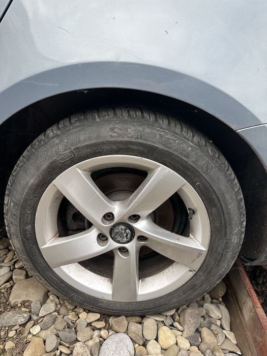 Set Roti Aliaj 5x112 r16 Vag cu anvelope M+S