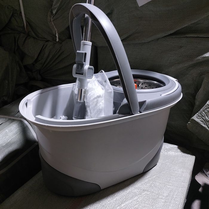 Швабра с ведром для дома, удобная
часадка для швабры в комплекте