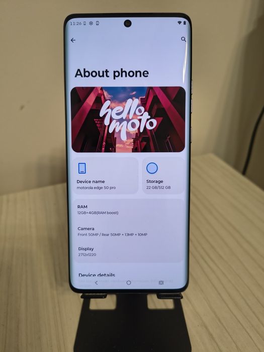 MOTOROLA Edge 50 Pro 5G, 512GB, 12GB RAM, Luxe Lavander