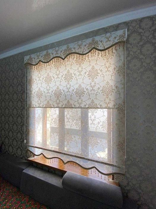 Ролл шторы день ночь жалюзи Шымкент