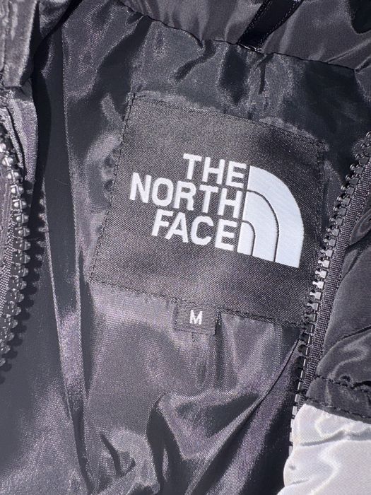 Geacă L The North Face negru neagră gri alb albă  Nouă nepurata new