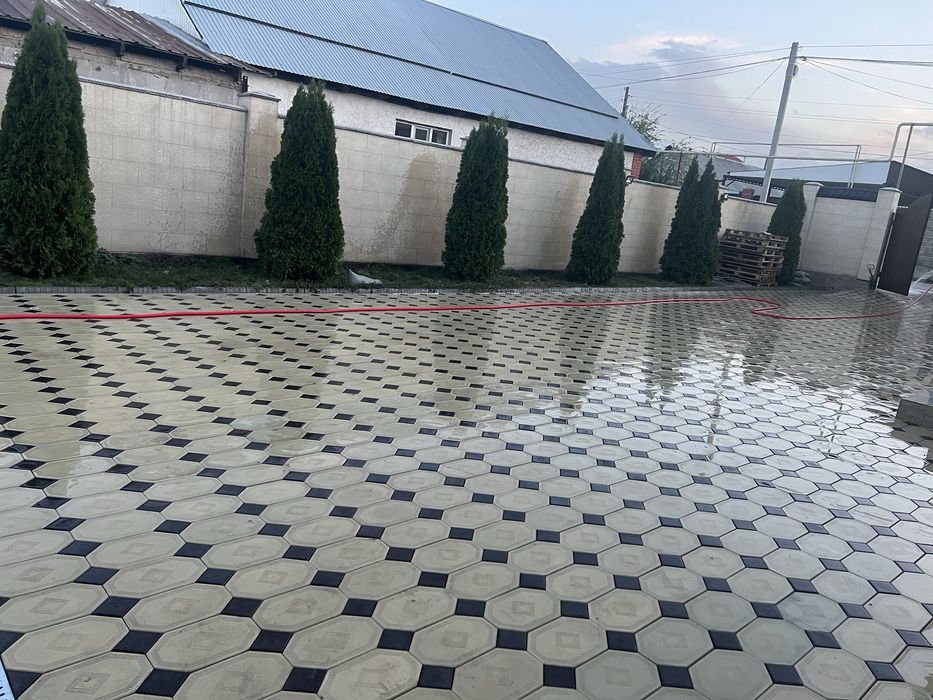 Брусчатка укладка брусчатки бордюр и лоток