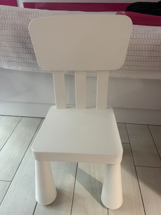 Детско бяло столче Ikea