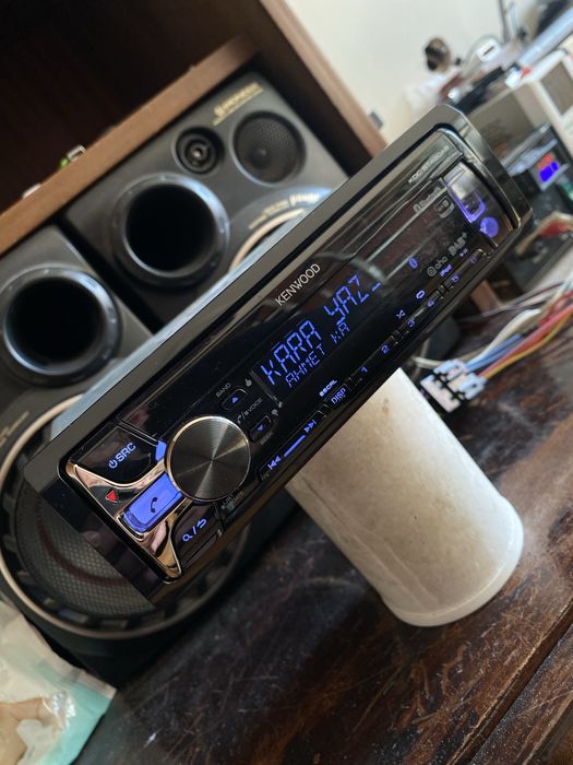 Kenwood KDC-BT49DAB - ВИСОК КЛАС - USB Bluetooth CD за кола сд радио