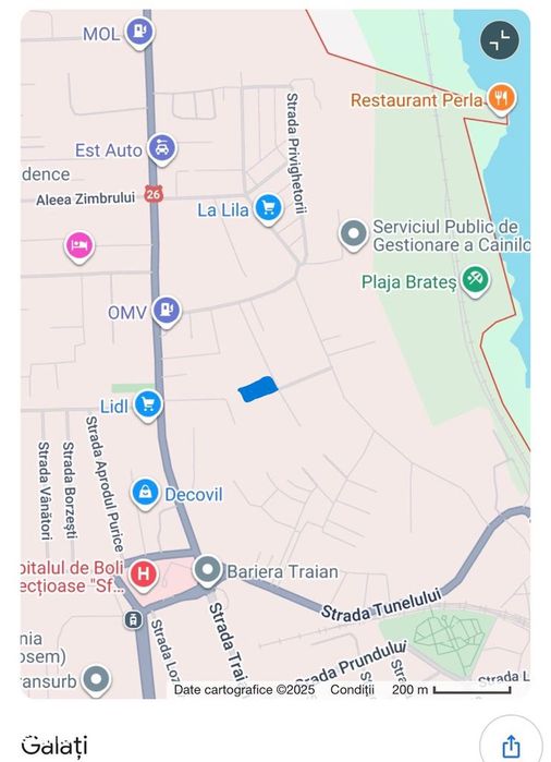 48.500 euro, NEGOCIABIL, 1.100 mp, teren intravilan, Bariera Traian