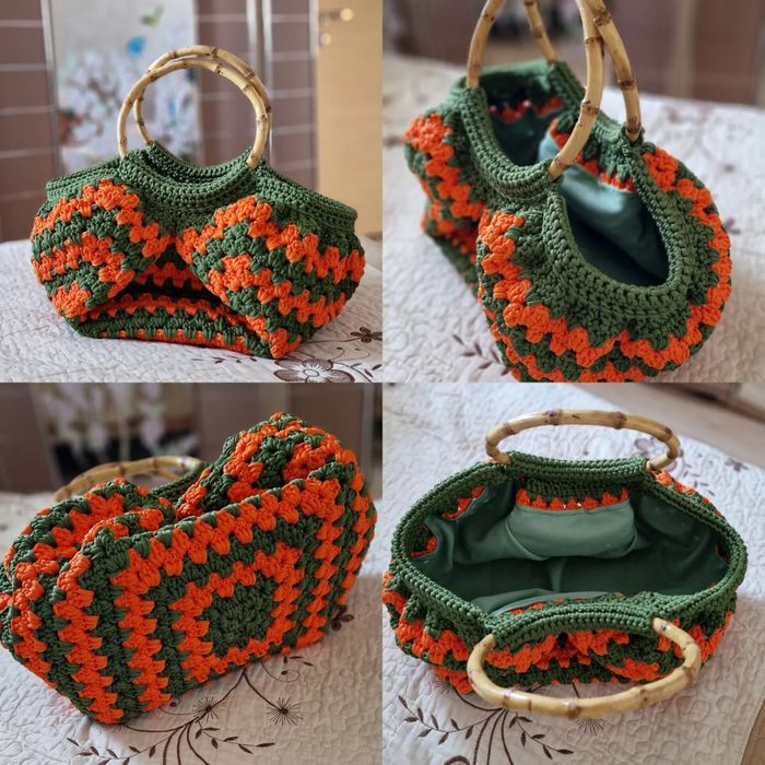 Вязаная сумочка крючком