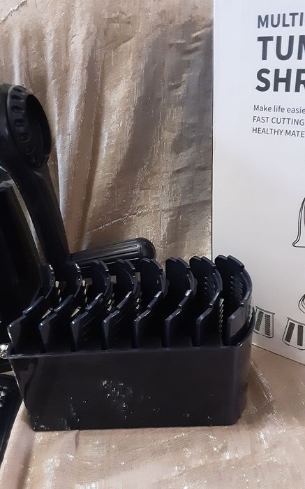 Мултифункционално ръчно ренде с 10 представки