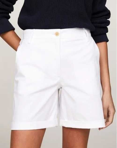 Дамски къси панталонки Tommy Hildiger Chino Corto1 - 38