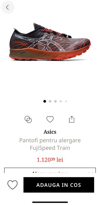 Pantofi alergare trail Asics fujispeed