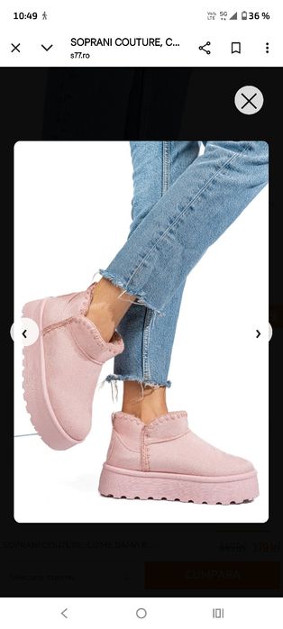 Vand UGG dama de culoare roz
