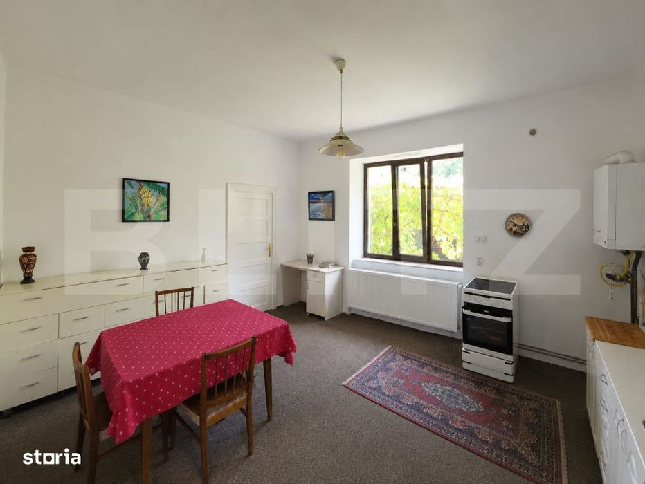 Casa cu 2 dormitoare si 3 ari de teren, zona linistita – Dej