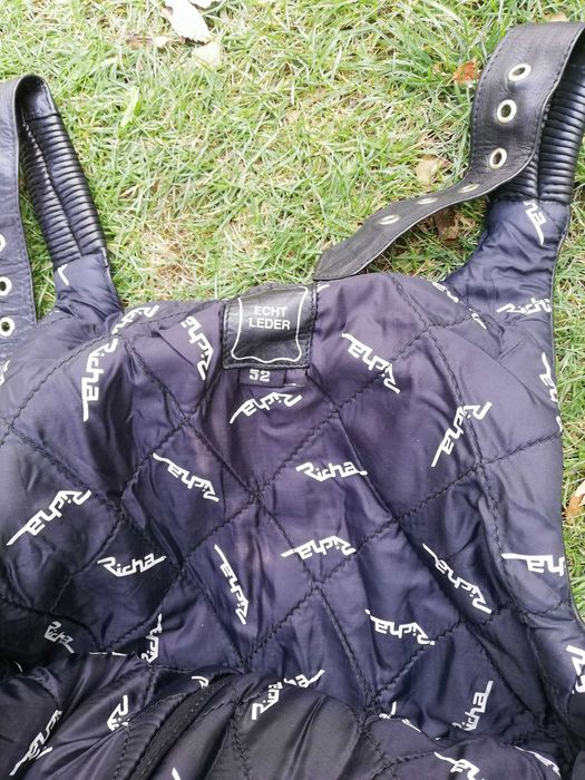 Мото гащеризон от естествена кожа