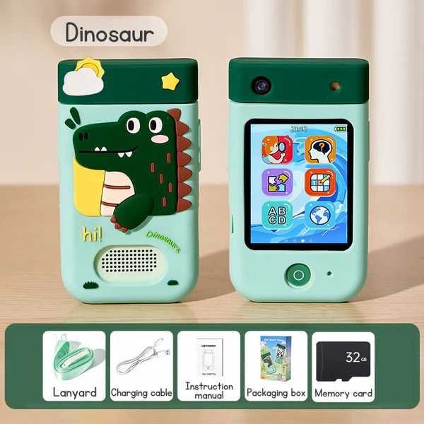 Образователен детски телефон с игри и 180° камера, Smart Phone за деца