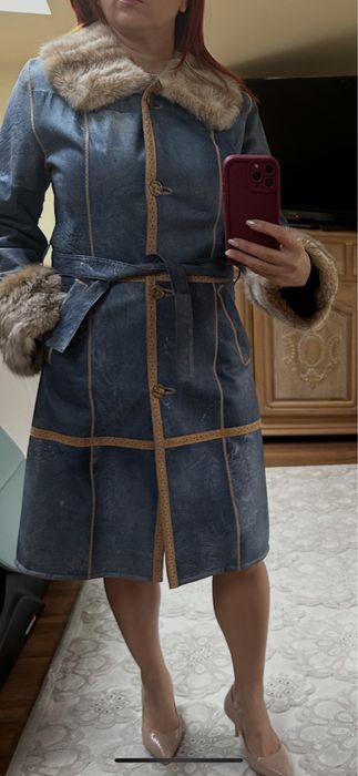Haină din blană miel merinos