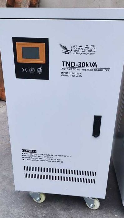 Стабилизаторы напряжения ANDELI мощностью от 5 кВт до 70 кВт