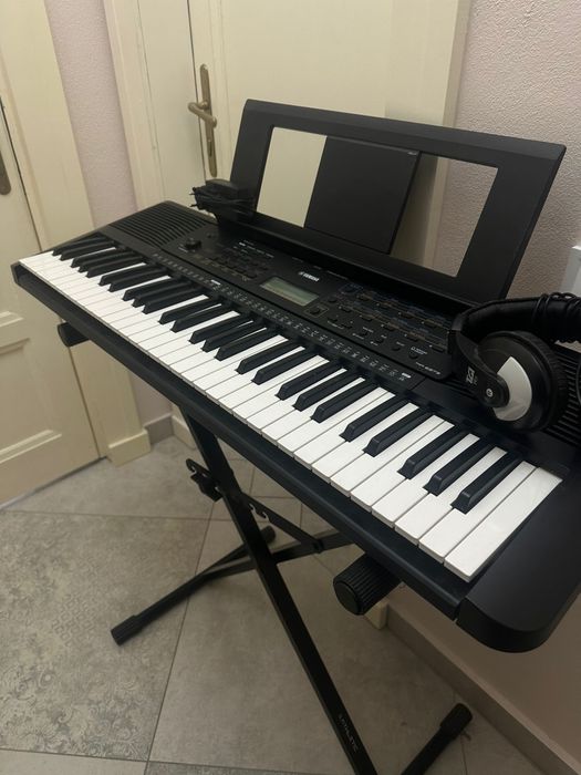 orga yamaha cu stativ si casti psr e273