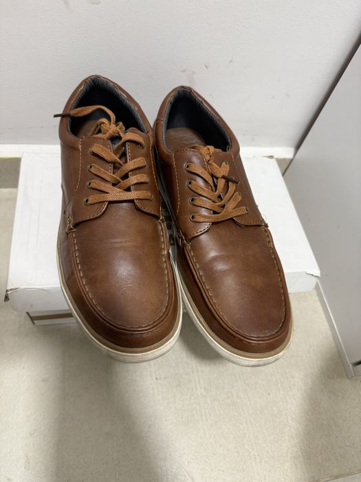 Мъжки кафеви мокасини Globalwin