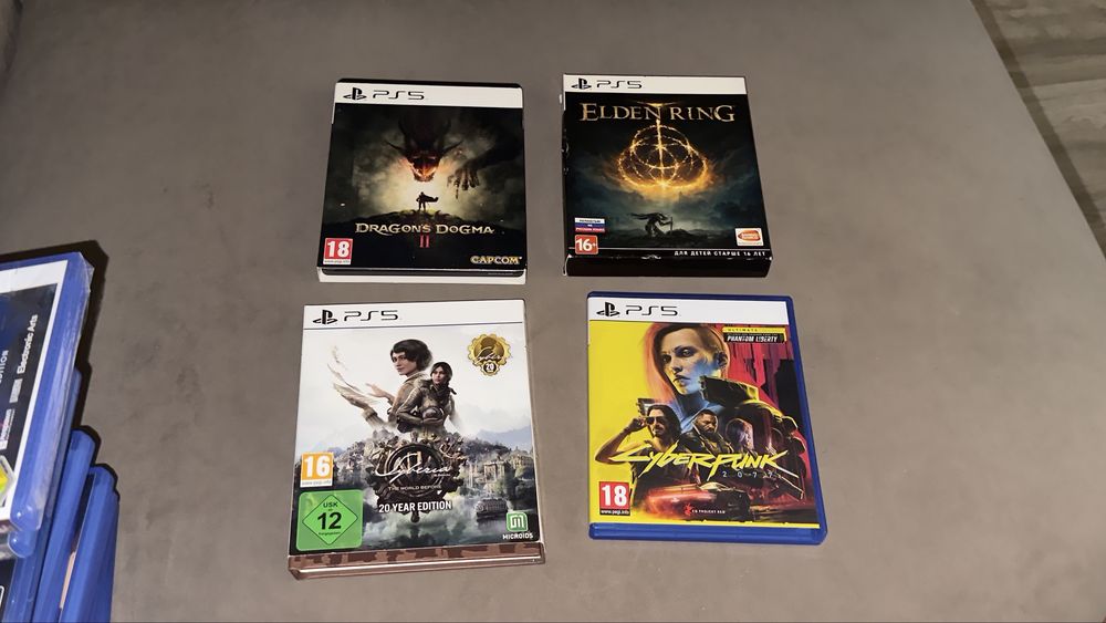 Игры PS5: Elden Ring, Dragon’s Dogma 2, Cyberpunk, Syberi