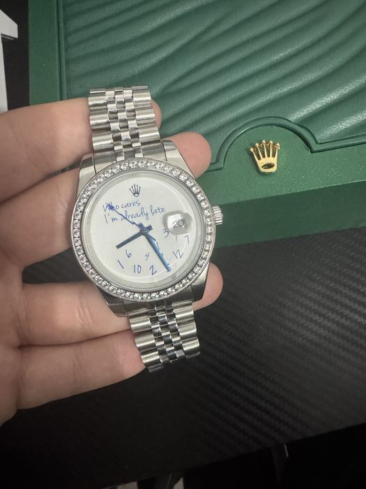 Ceas “who cares I’m allready late”