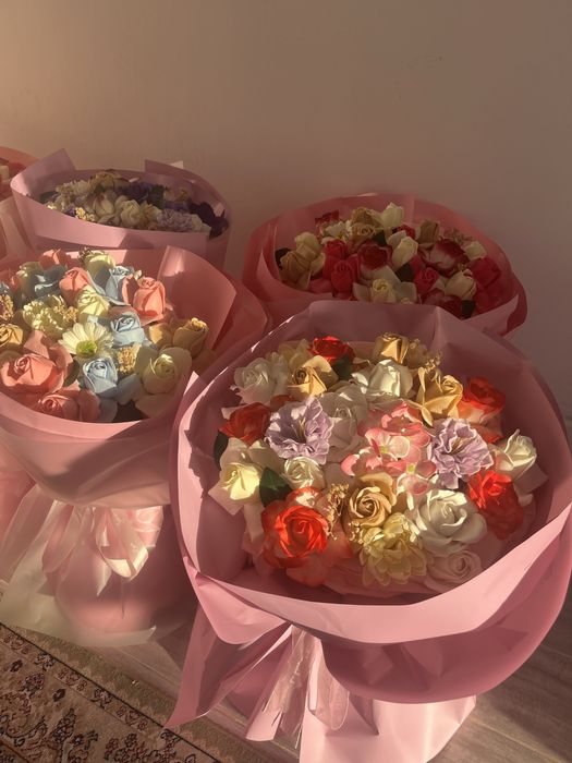 21 шт Мыльные роза 6000тг