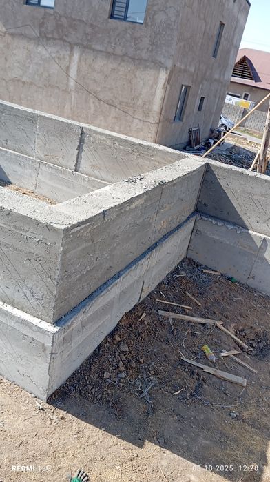 Үйдің ірге тасын құиамыз. Сапалы бетон