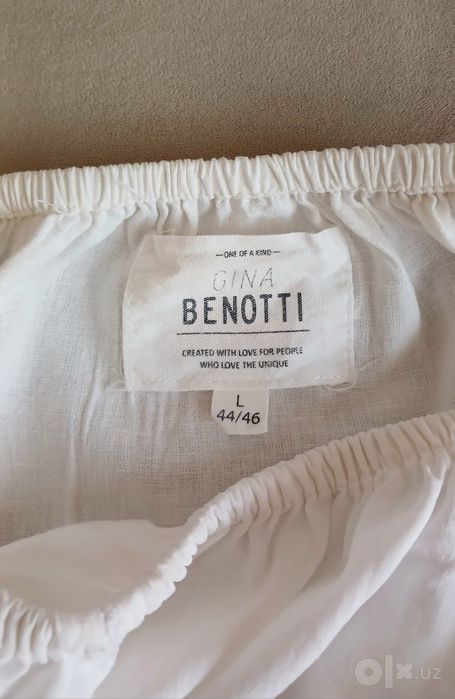 ДО 1 ОКТЯБРЯ! Блуза Gina Benotti, Германия, 55% лён, большой размер