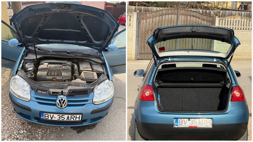 Volkswagen golf 5, 1.6 benzina 2005, 214687 km reali