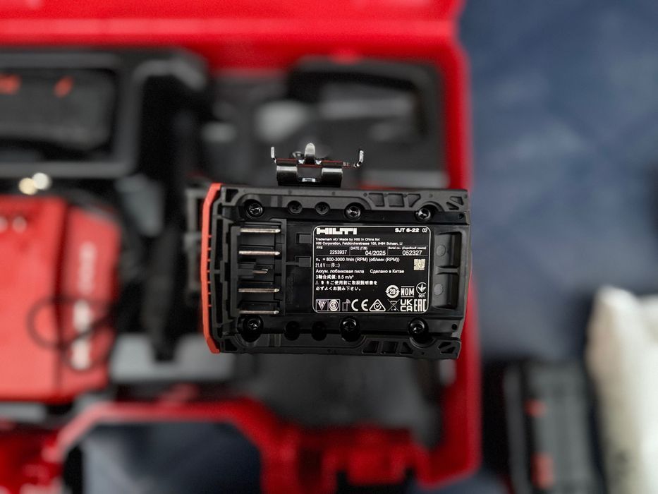 HILTI SJT 6-22 / 04.2025г. / NURON 2x5Ah батерии - неразличим от НОВ