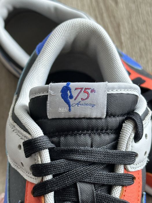LIMITED EDITION Nike Dunk Low NBA 75th Anniversary Knicks номер 44