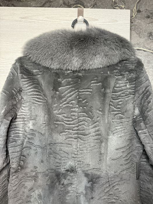 Шуба из кролика и песца