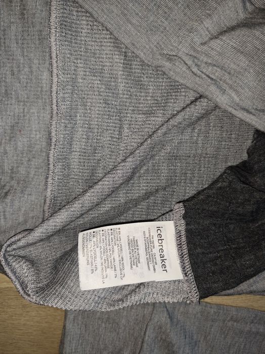 Icebreaker®Mens Merino Blend Momentum Hoodie (Fossil), мерино суитшърт