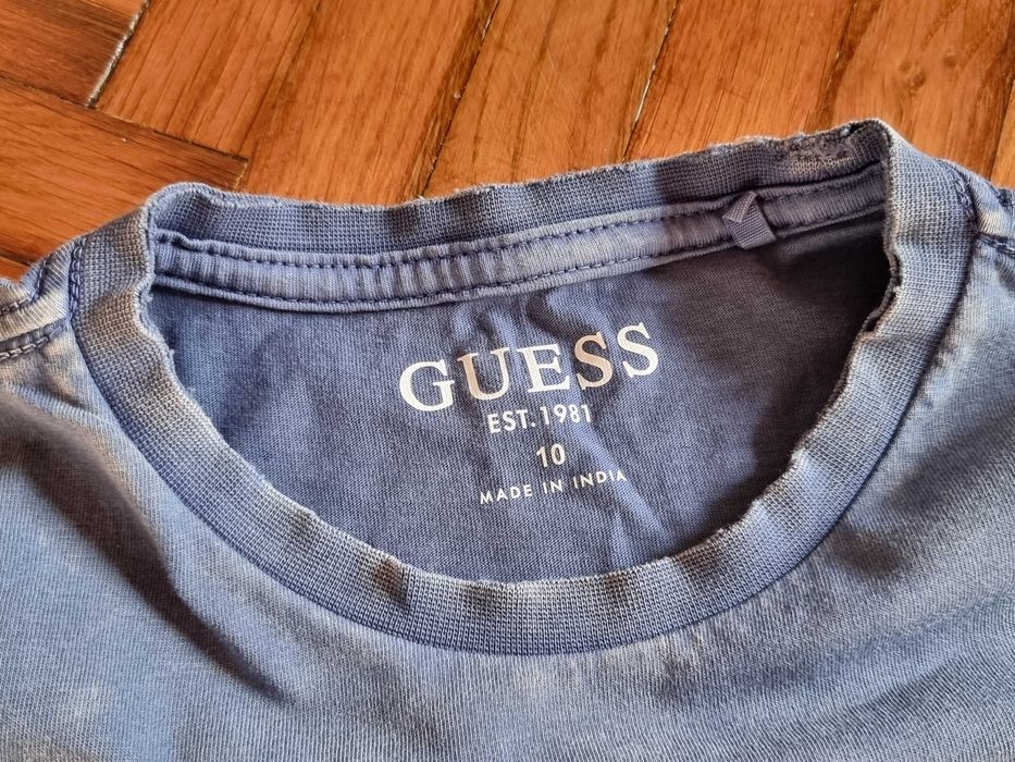 Set 2 piese tricou Guess si pantalon baieti 10 ani