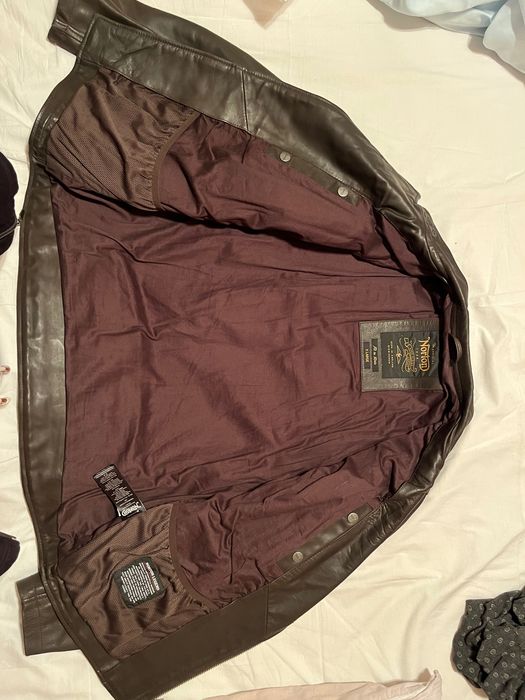 Чисто ново, кожено яке NORTON, естествена кожа, внос от Англия