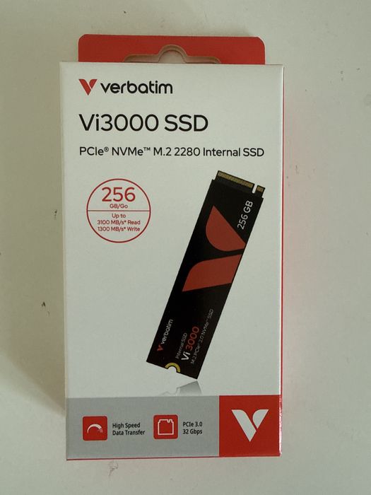 SSD Verbatim NVMe M2  256 GB