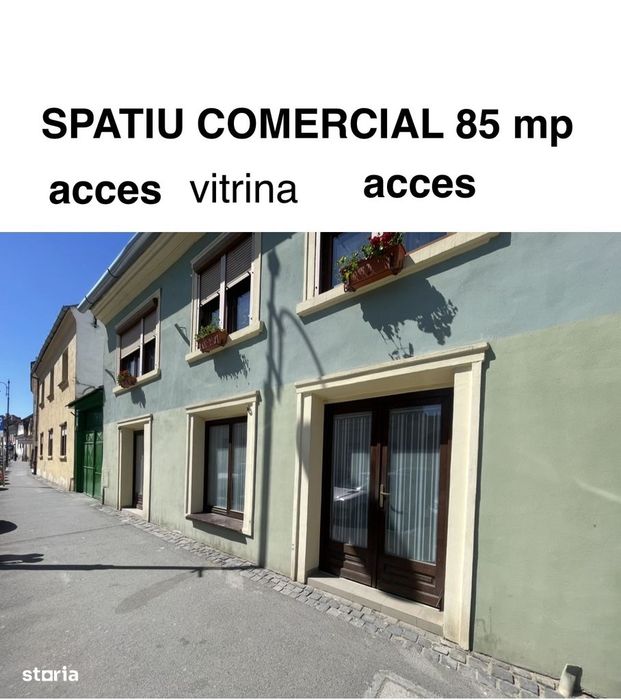 Spațiu Comercial 85 mp Centru Istoric Sibiu Str. 9 Mai Vad Excelent