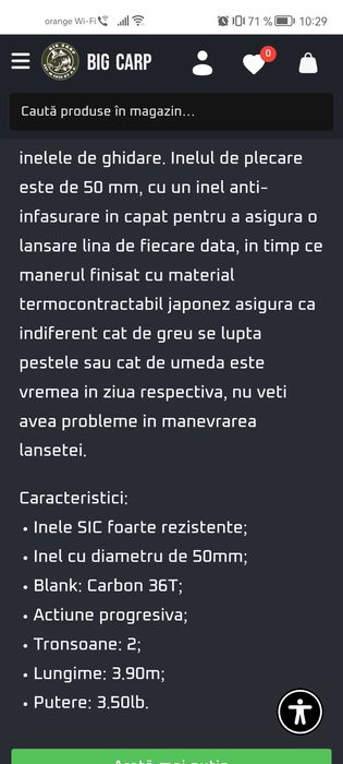 Lansete JRC tx 50 extreme