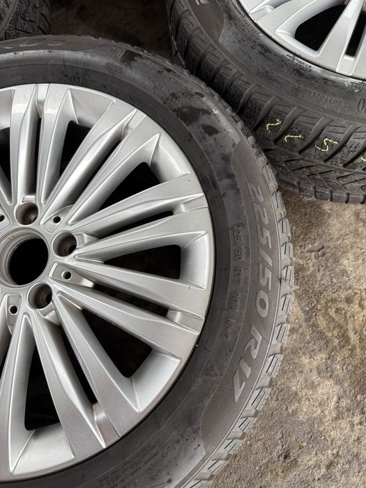 Jante Aliaj 17" Mercedes cu Anvelope Iarna Pirelli